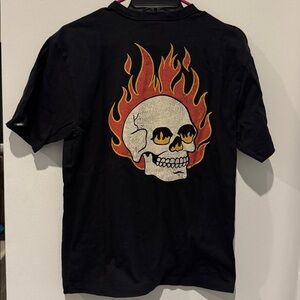 Black Graphic Tee from Vans